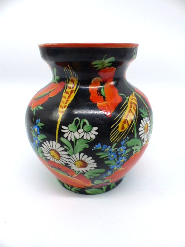 Keramik vase handbemalt - vase,