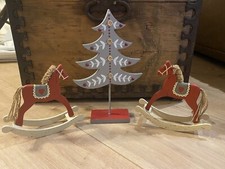Vintage holz schaukelpferd - vintage,
