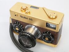 Rollei 35 Gold Nr. 3090227 Sonderserie 50 Jahre Rollei + Handschlaufe