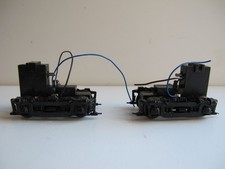 2 Drehgestelle für US Diesellok, mit und ohne Getriebe, DC, Bastler, HO, 1:87