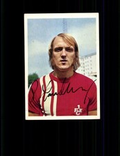 Roland Sandberg 1 FC Kaiserslautern Bergmann Sammelbild 1974-75 Sign+ A 254789