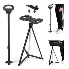 Schwarz Leicht Gehstock mit