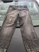 Baggy Gray Jeans, tag says