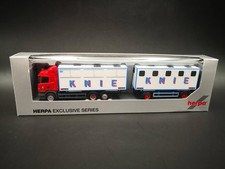 Herpa Scania R04 "Knie" Wechselpritsche Hängerzug *Vi1000-3-5000