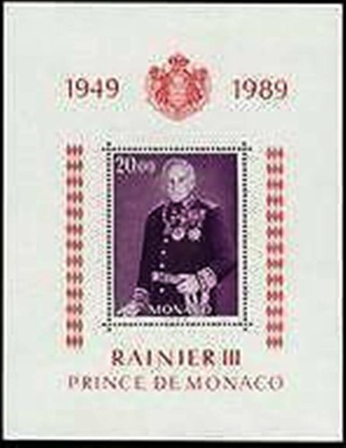 Monaco block feuillet yvert - ms, block-feuillet