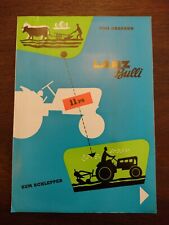 Original D1106 11PS Lanz Prospekt "Lanz Bulli vom Gespann zum Schlepper"