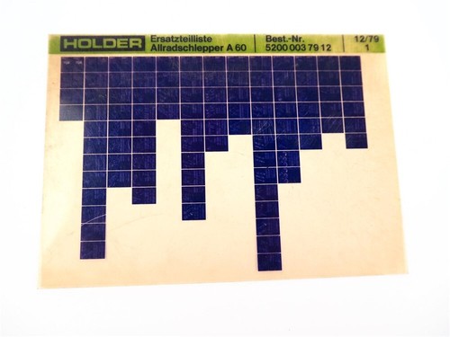 Holder allradschlepper - a, 60