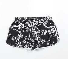 Omonsim Damen schwarz Polyestermischung Sweat Shorts Größe M L3 Reg