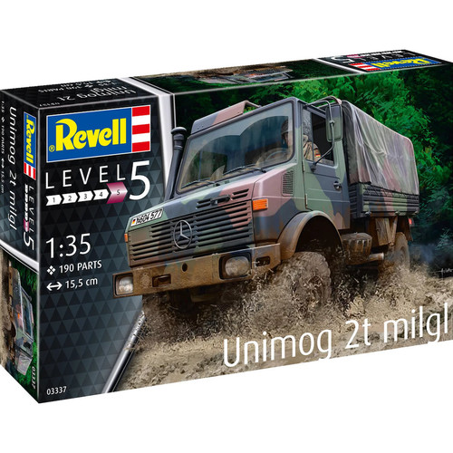 Revell 03337 unimog 2t - 03337, 1:35