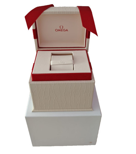 Omega uhrenbox creme - uhrenbox,