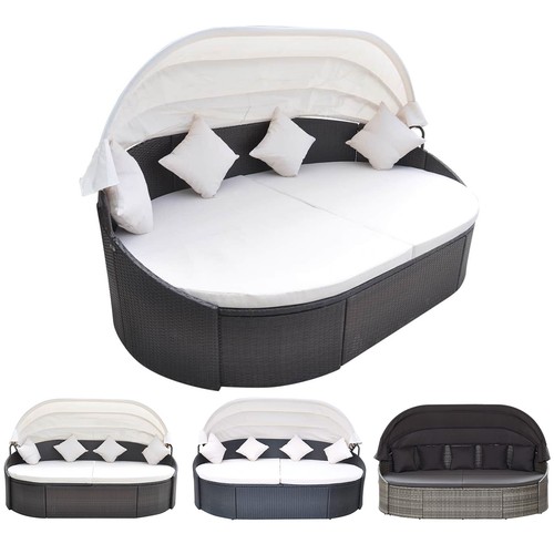 Polyrattan sonneninsel mit - sonneninsel,