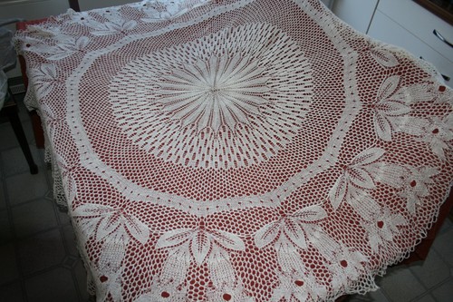 Tischdecke handarbeit - tischdecke,