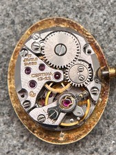 #1662 UHRWERK CERTINA 13-22 HANDAUFZUG MECHANISM MOVEMENT LÄUFT AN