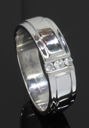 Bandring karat weißgold 3 - bandring,