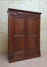 ANTIK! Kleiderschrank restauriert Gründerzeit Eiche Zweitürer Dielenschrank