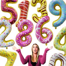 DONUTS FOLIENBALLONS ZAHLEN