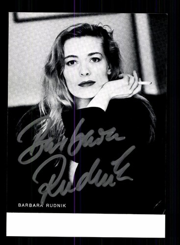 Barbara rudnik autogrammkarte - barbara,
