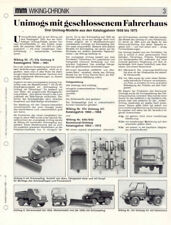 WIKING CHRONIK Unimog mit geschlossenem Fahrerhaus , von 1990
