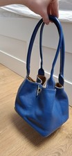 Damenhandtasche Leder Blau