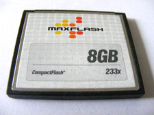 . . 8GB Compact Flash Card