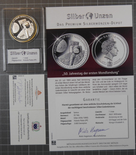 Treff silber samoa 5 - 1, $