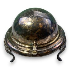 Versilberte Kaviarschale mit