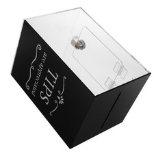  Spendenbox und Schlüssel-Trinkgeldbox aus Acryl, Spendenvorschlagsbox für