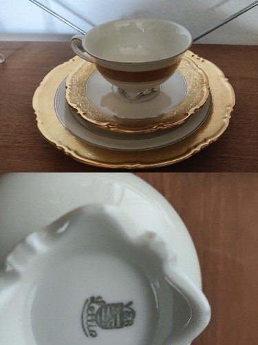 Sammeltasse gedeck goldrand - sammeltasse,