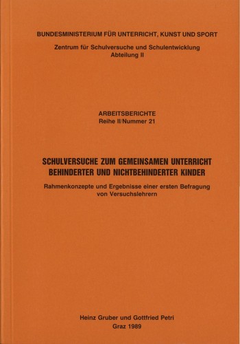 Schulversuche zum gemeinsamen - zum,