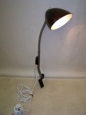 alte Schreibtischlampe Tischlampe 220V mit Schwanenhals Lampe Arbeitslampe