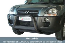 Frontbügel Edelstahl SCHWARZ