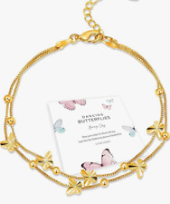 Schmetterlings Armband 925 Silber Damen: Verstellbar, Elegant & Ideales Geschenk