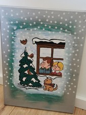 Winter Bild Kinderzimmer Weihnachten