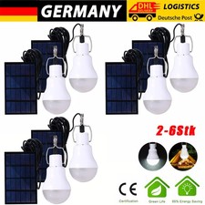 2-6X LED Solar Glühbirne