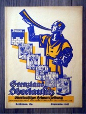 Zeitschrift Grenzland Oberlausitz Heft September 1935 - Lusatia Bautzen Zittau