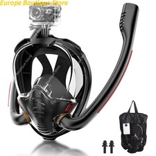 Vollgesichts-Schnorchelmaske mit doppelten Schläuchen