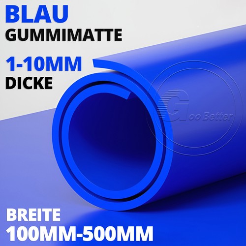 Blau gummimatte - blau,