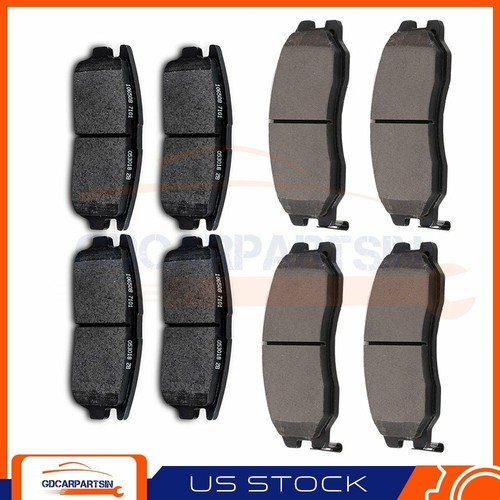 8pcs front and rear - 8pcs, ceramic