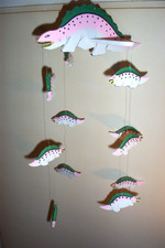 Mobile dino windspiel deko - windspiel,