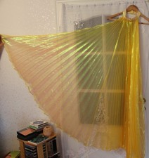 Erwachsene Kinder Isis Flügel / wings Bauchtanz bellydance goldglänzend