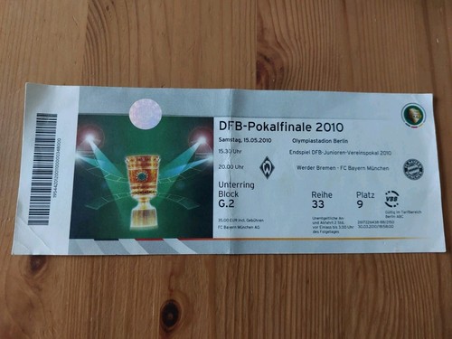 Used ticket dfb pokal - ticket,
