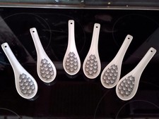 Porzellanlöffel Set: 6-teilig