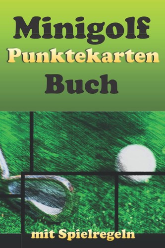 Minigolf punktekarten buch - minigolf,