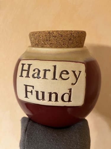 Harley fund motorrad spardose - motorrad,