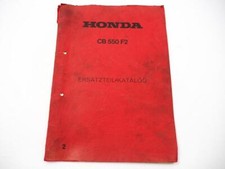 Honda CB 550F Four F2 Ersatzteilkatalog Ersatzteilliste
