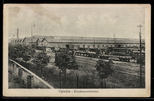 Ansichtskarte opladen blick - ansichtskarte, opladen,