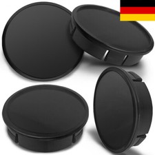 4x Außen 60 mm Innen 56 mm Nabenkappen Felgendeckel Radnabendeckel schwarz