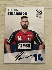 Teitur Einsrsson Autogramm SG Flensburg-Handewitt Trikot DHB Thw Kiel