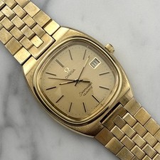 OMEGA Seamaster Quartz Date Gold Rare [REF. 196.0085]