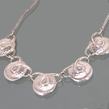 Art Deco Kette WMF  versilbert  ART DECO COLLIER  SILBER PLATED Halskette